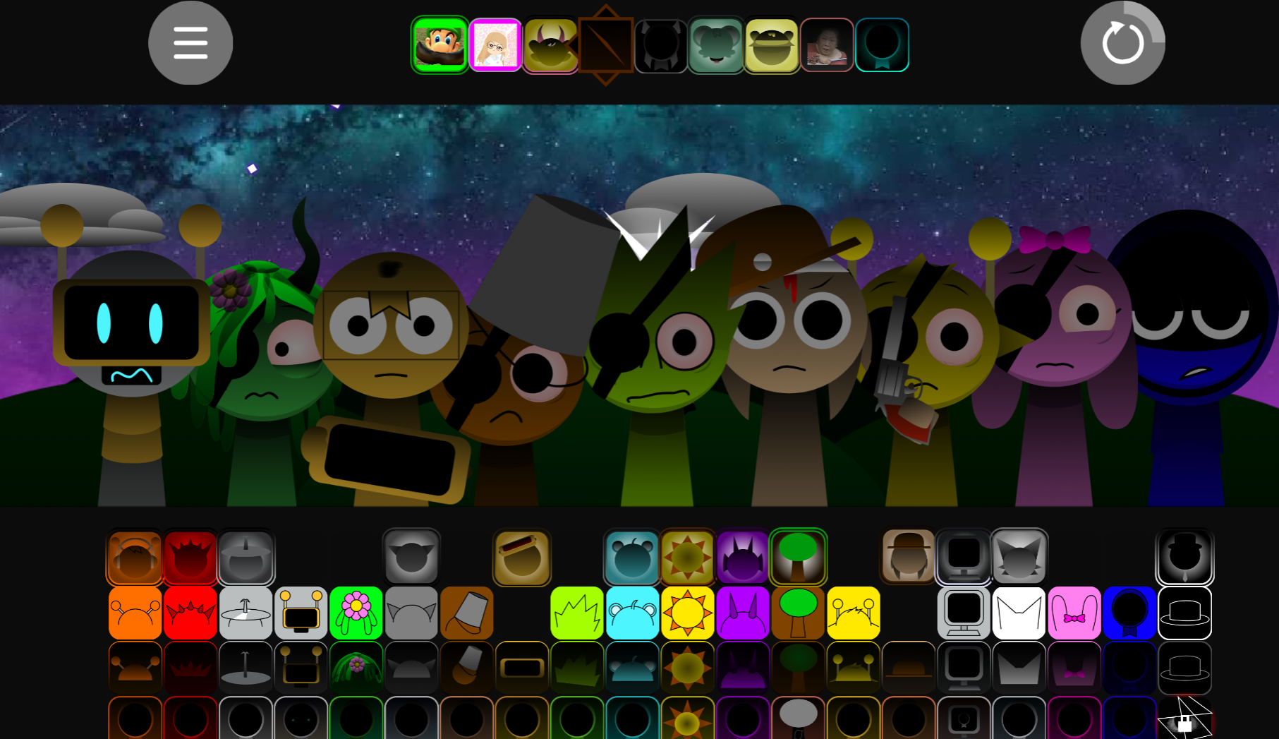 Sprunki Aaaaalive Mashups Remixable