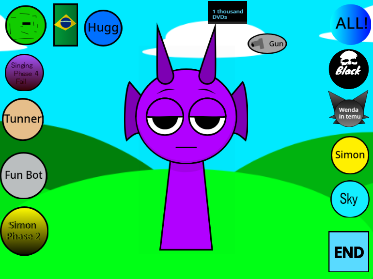 Sprunki Beat Up Durple