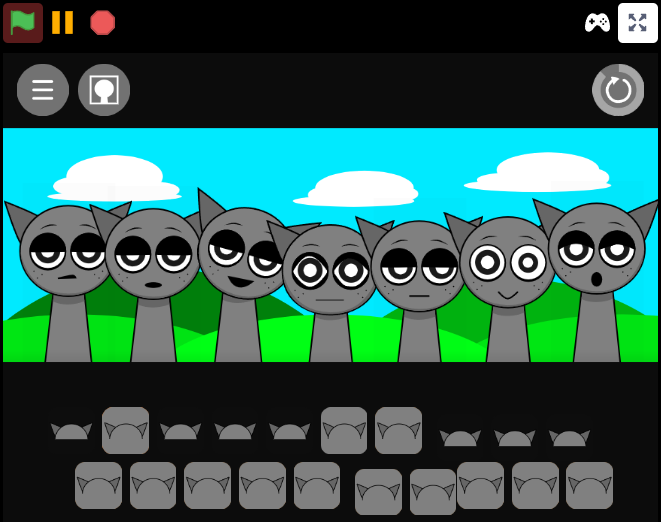 Sprunki But Everyone Is Gray