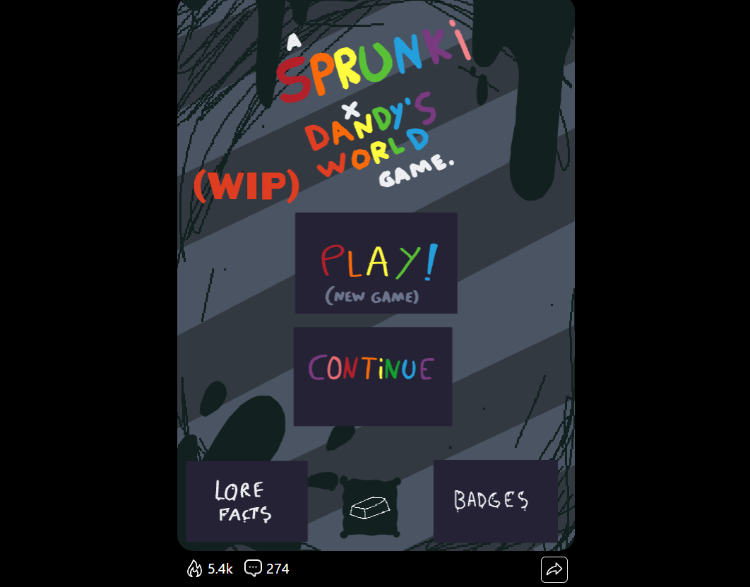 Sprunki But Its Dandys World