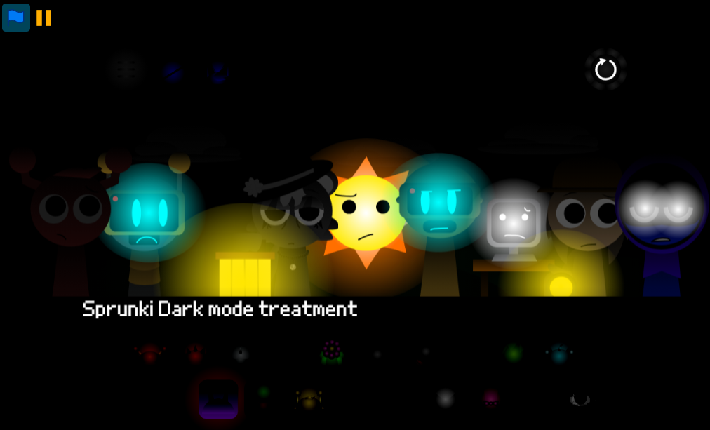 Sprunki Dark Mode Treatment
