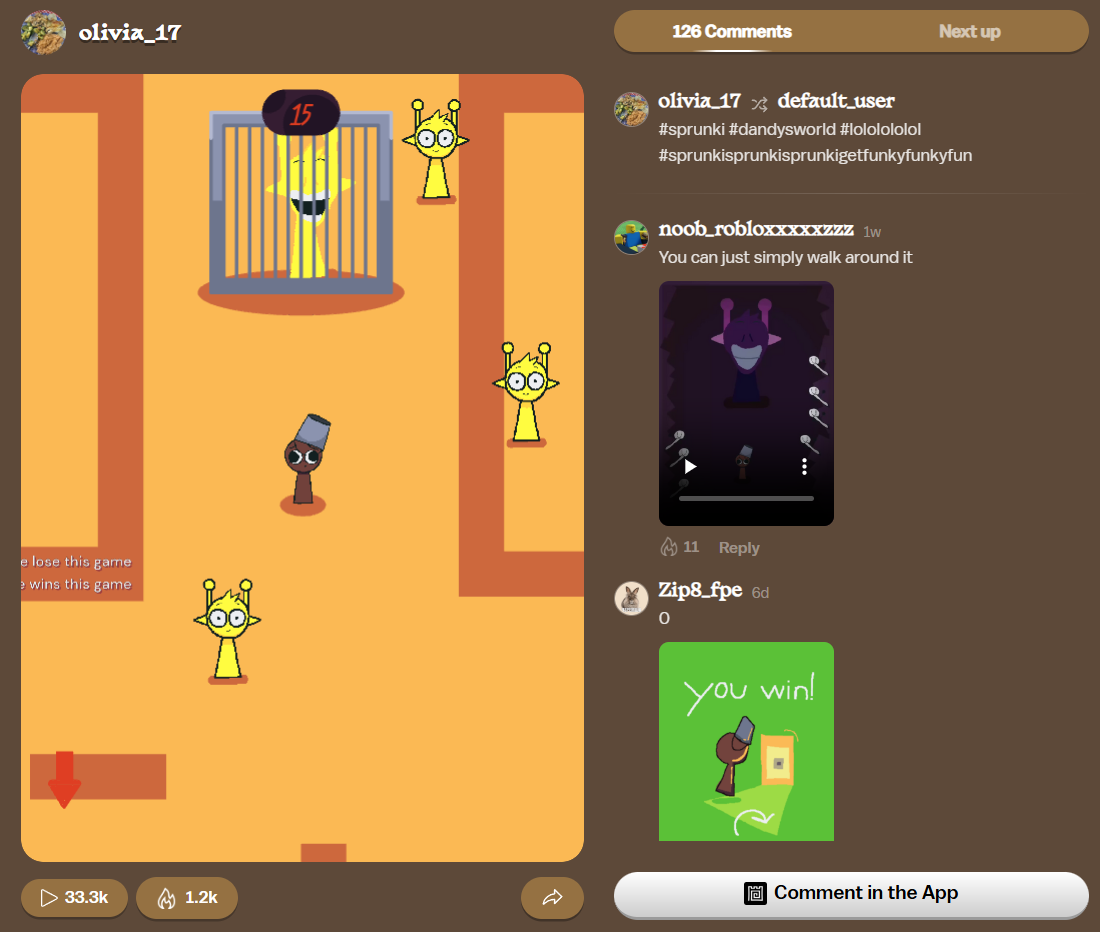 Sprunki Escape The Simon Maze