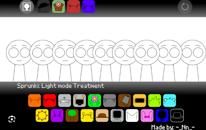Sprunki Lightmode Treatment