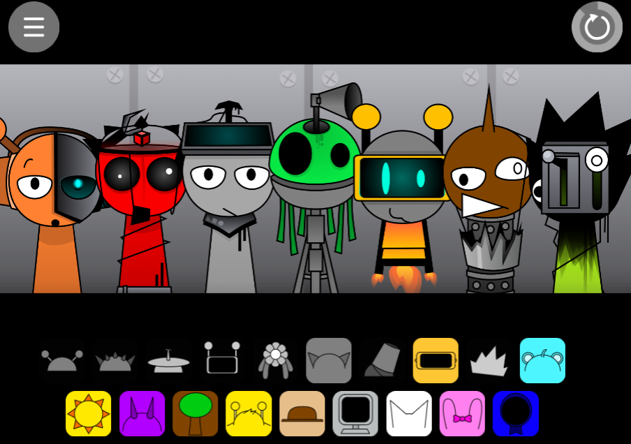 Sprunki Metallic Edition
