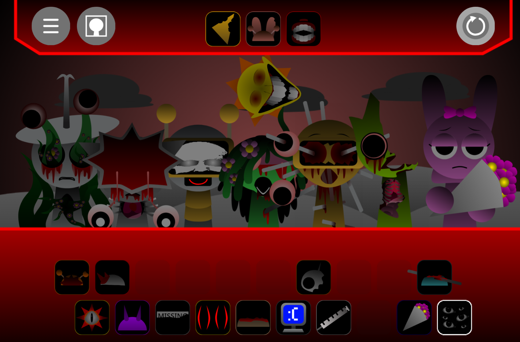 Sprunki Phase 4 Gore Galore Swapped Real