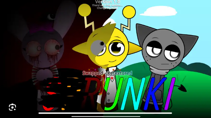 Sprunki Swap Retextured But Americium Style