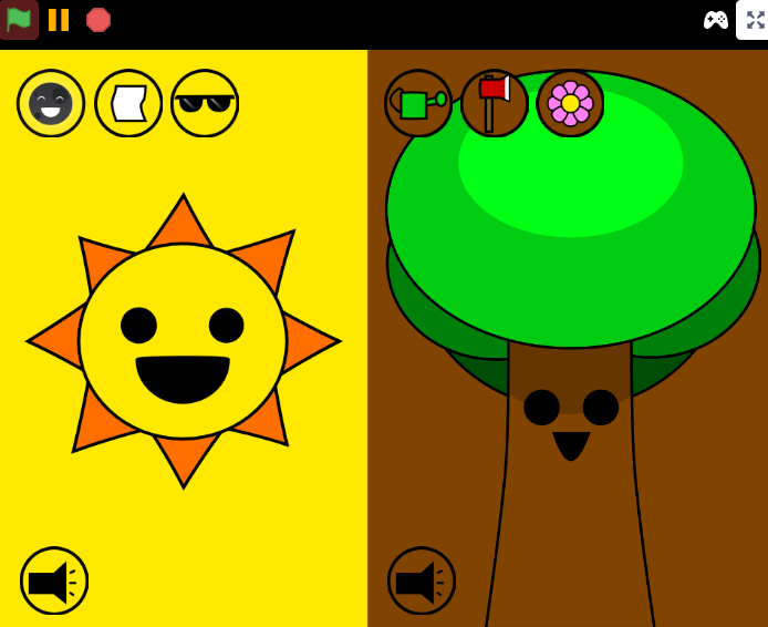 Sprunki Talking Mr Sun And Mr Tree